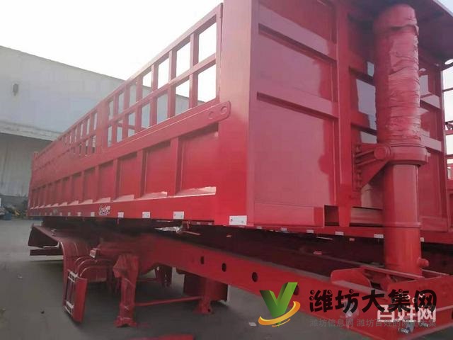 廠家直銷8.5米-11米側翻半掛車 提供合格證