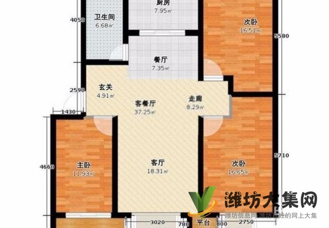 萬(wàn)達(dá)九層電梯洋房雙商圈三室兩廳兩衛(wèi)南北通透132平