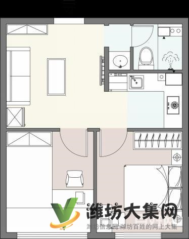 陽光100南向52平方公寓 只要 44萬 有證 過
