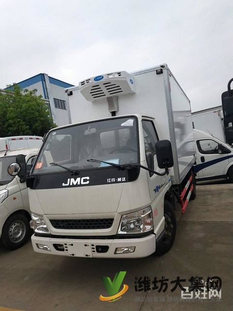4米廂體江鈴順達銷量*大冷藏車，廠家價可分期包上戶