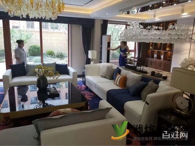 奎文區白浪河畔 高檔小區 陽光假日 法式 多層電梯