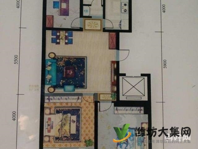 萬達北 泰華近 總價87萬買個125平的大三室新房子