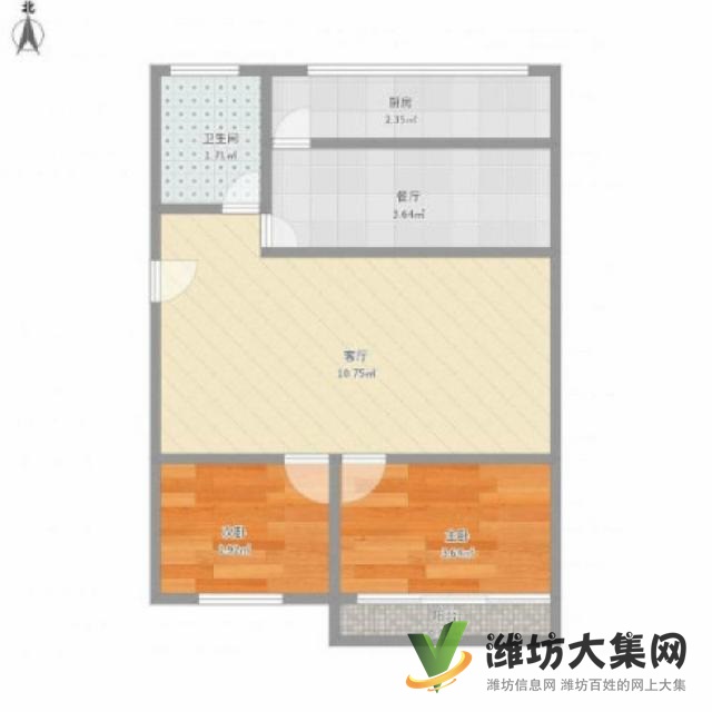 育英中學(xué) 濰棉小區(qū) 多層兩室 中等裝修 帶廈子出稅