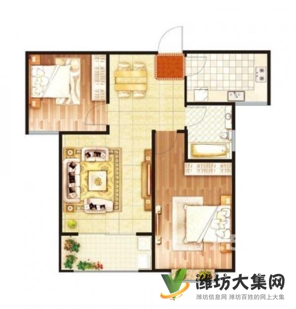 景泰銘城書香銘郡 欣城家園 106平三室 客廳朝陽(yáng)