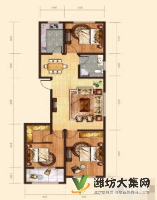 文化路與櫻前街教育房櫻園東區(qū)多層 精裝三室66萬看