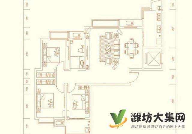 附屬醫(yī)院近!虞河畔!德潤玫瑰熙園!123平!超大客