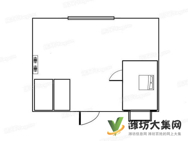 萬達 金都時代新城近 1室1廳1衛(wèi) 全套家具家電 拎包入住