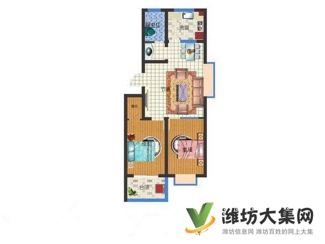 首付6萬(wàn) 首付6萬(wàn) 白浪河邊南北通透大兩室 不山不