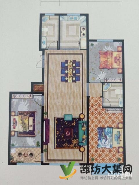 推薦好房!泰和華府好樓層118平三室兩廳僅78萬(wàn)看