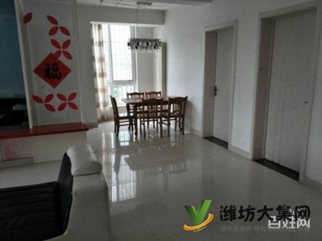 外國語近華景新城多層二樓精裝無稅三室兩衛送地下室看房有鑰匙