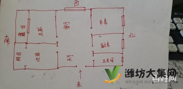 多層一樓三室精裝南北通透好房,贈附房帶全部家具家電