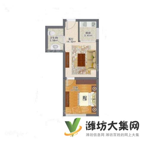 東方威尼斯 精裝小公寓 溫馨舒適 出入方便 價(jià)格低