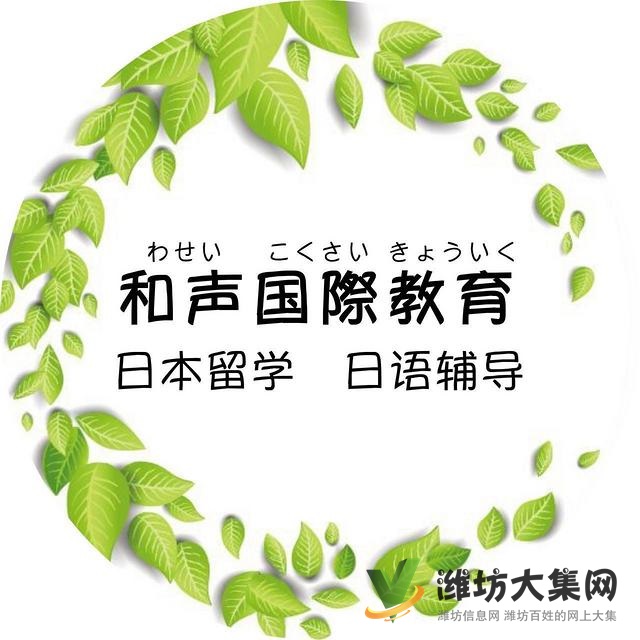 濰坊高考日語,哪里比較好找濰坊和聲國際教育