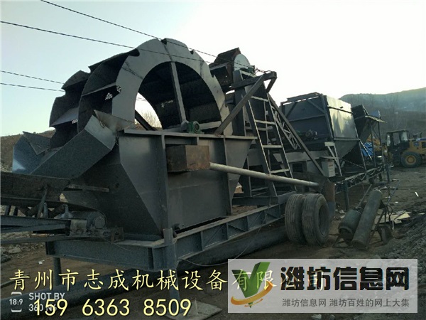 200噸的機制砂洗砂機、山砂水洗機械、石粉渣洗砂機