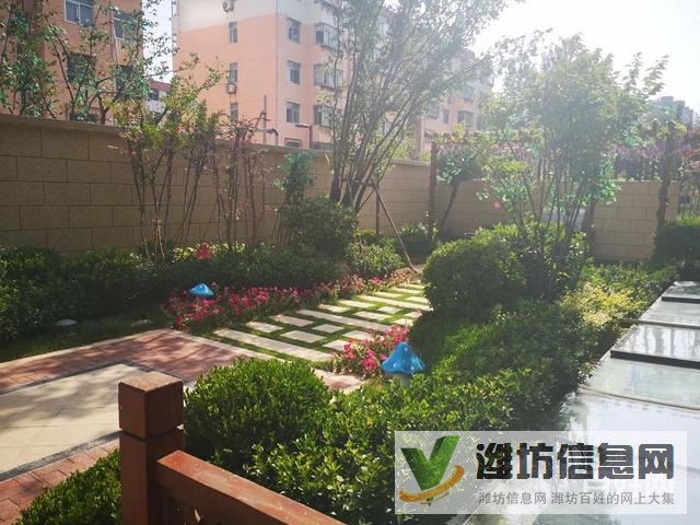 萬達近陽光假日白浪河畔 四層墅質洋房一樓帶院送負一