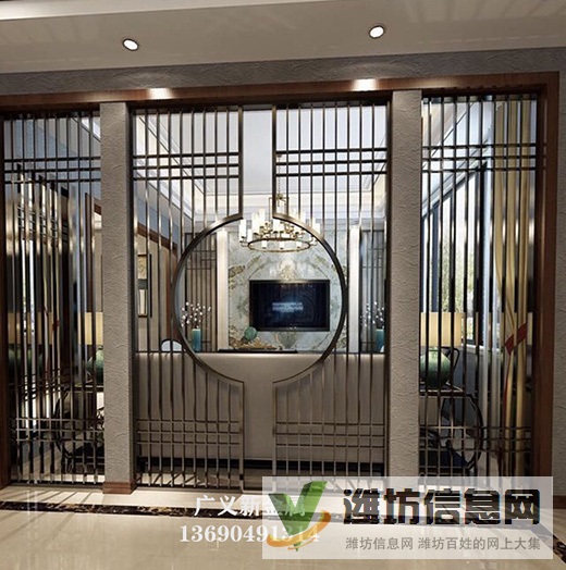 不銹鋼屏風優點 玄關不銹鋼屏風隔斷裝飾效果圖