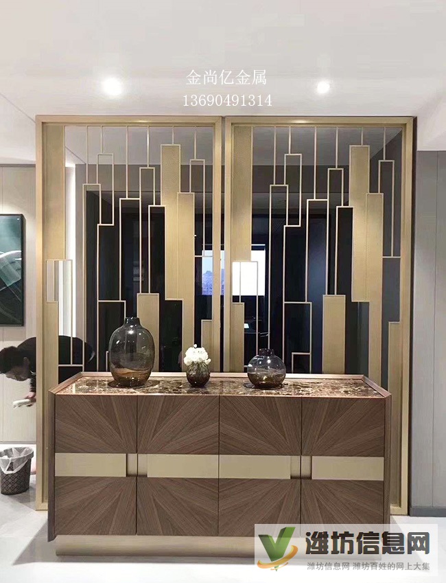 金屬屏風(fēng)隔斷定制,款式各異